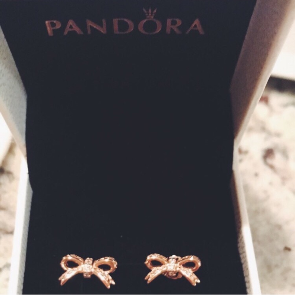 Pandora Bow Earrings